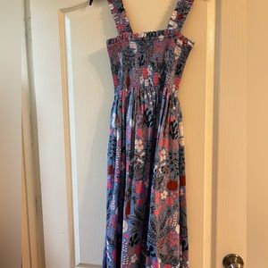 Garden Posy Smocked Dress